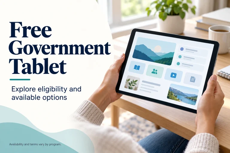 Free Tablet Options Through Government: What to Know Before You Apply